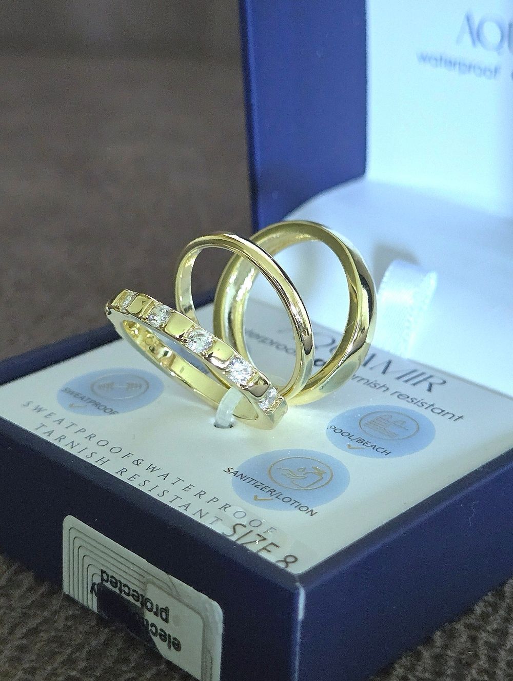 Aquamir Waterproof Triple3️⃣ Ring💍 Set - NIB - Picture 4 of 16
